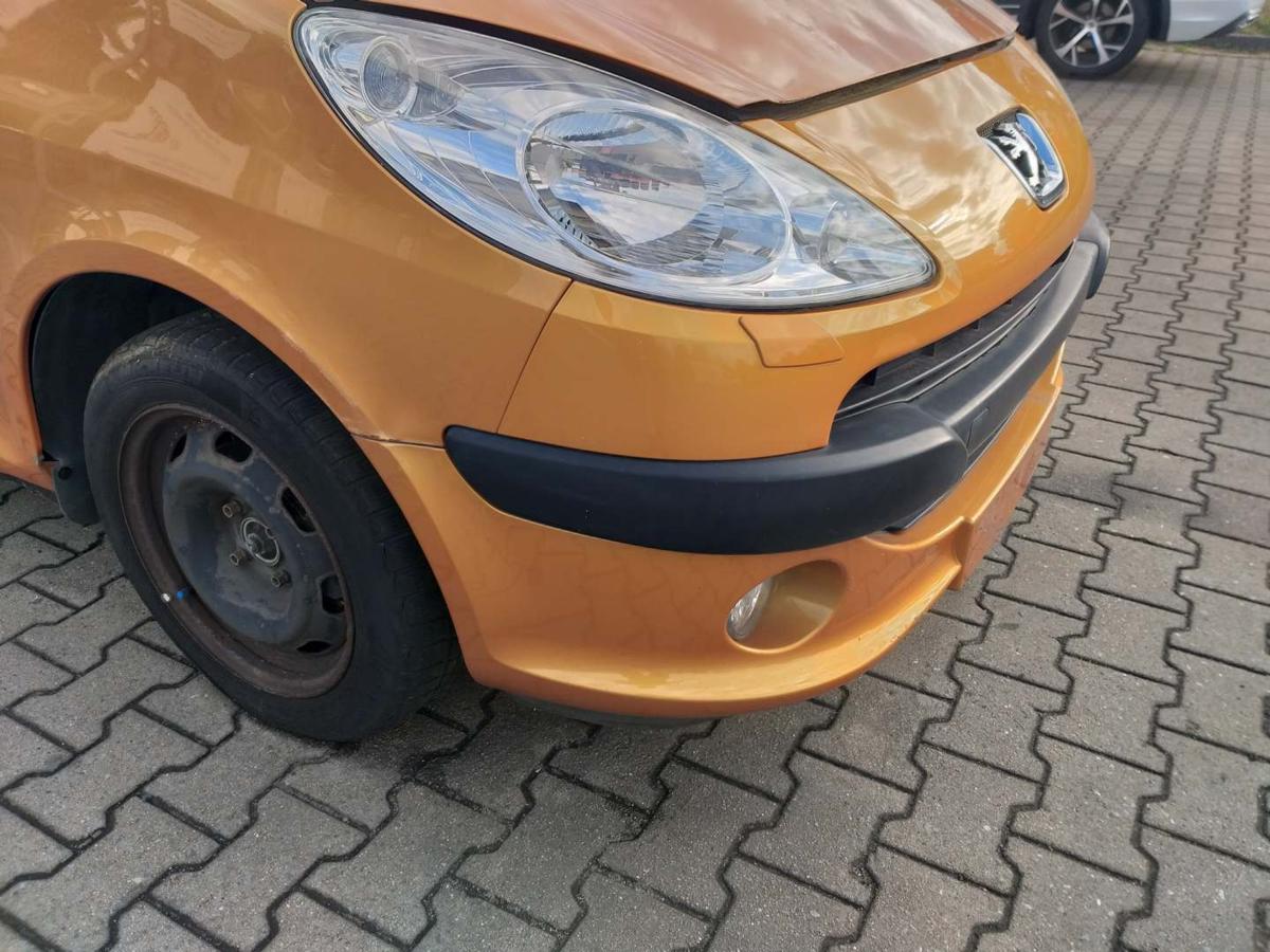 Peugeot 1007 original Stoßstange Stossfänger vorn KHW Orange Salamanque Bj.2005